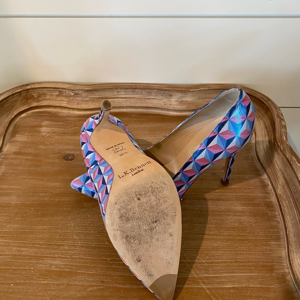 LK Bennett Geometric Heels - Picture 6 of 7
